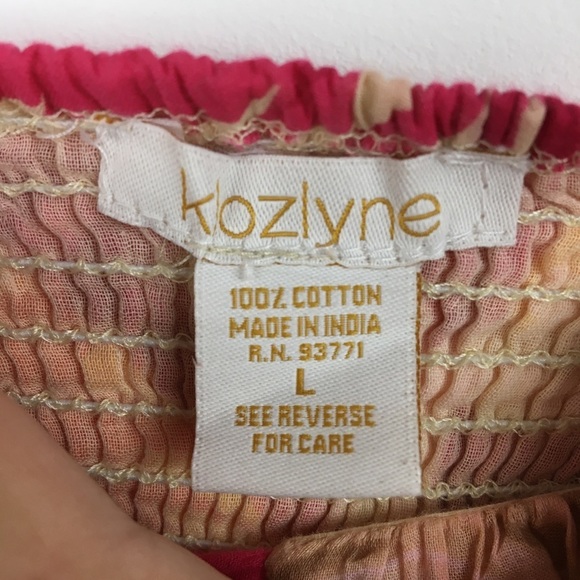 Klozlyne Pink/Orange/Yellow Floral Maxi Dress - Picture 13 of 14